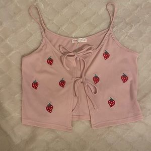 Romwe tank top, medium, pink